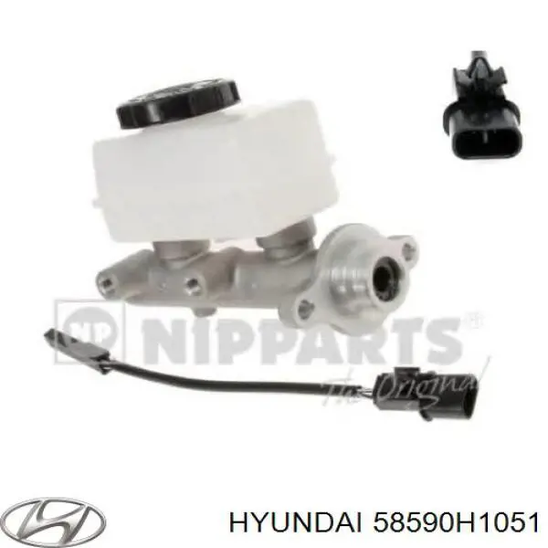 Цилиндр главный тормоза (гидротормозов) Hyundai/Kia 58590H1051 цена, от 38.39 USD