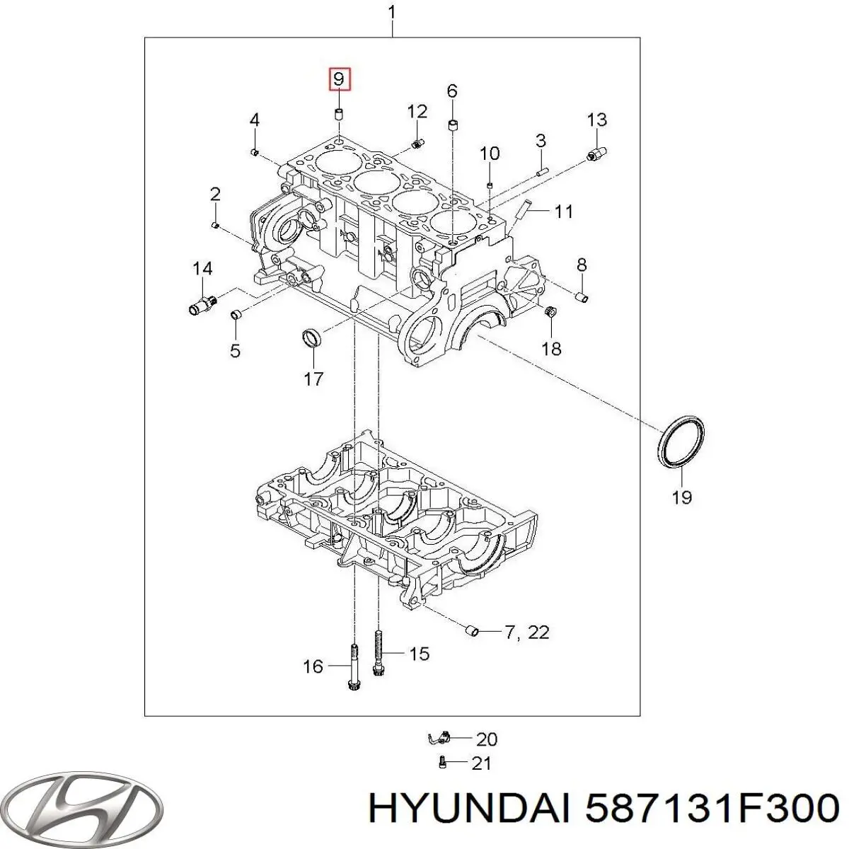 587131F300 Hyundai/Kia 