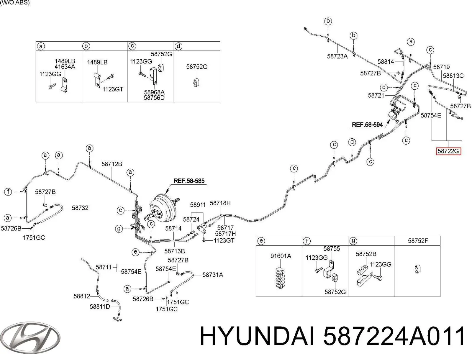  Hyundai/Kia 587224A011 цена, от 13.19 USD