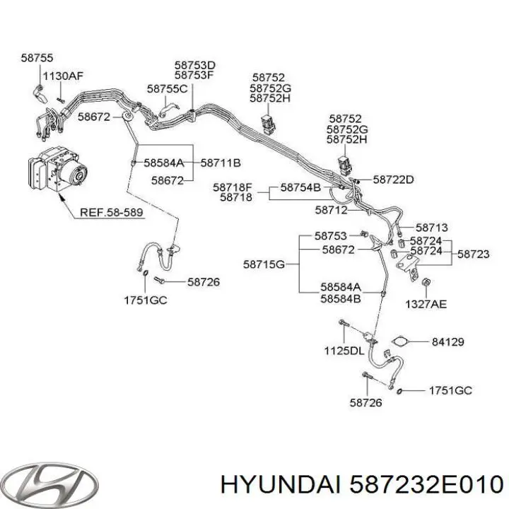 587232E010 Hyundai/Kia 