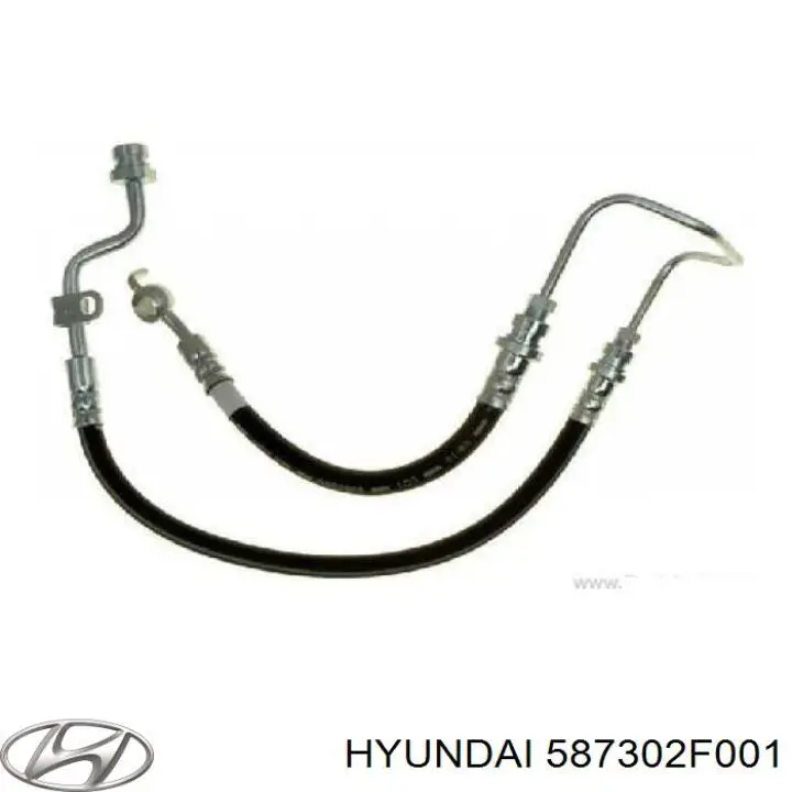 587302F001 Hyundai/Kia Шланг тормозной левый передний