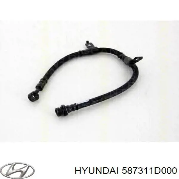 587311D000 Hyundai/Kia шланг тормозной передний левый
