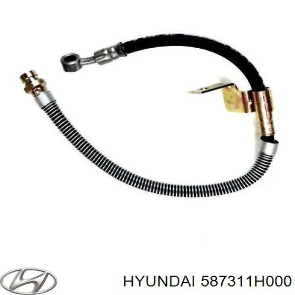 Купить 587311H000 Hyundai/Kia Шланг тормозной передний левый