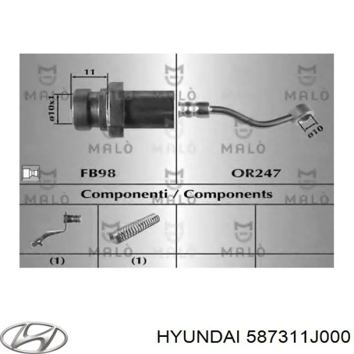  587311J000 Hyundai/Kia