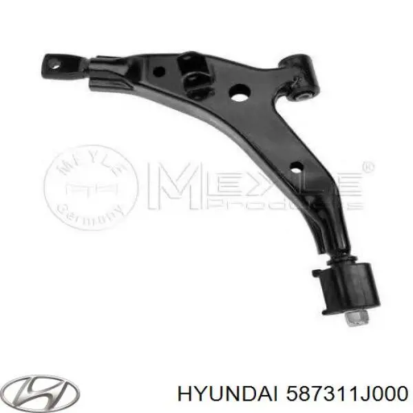 Купить 587311J000 Hyundai/Kia Шланг тормозной задний левый