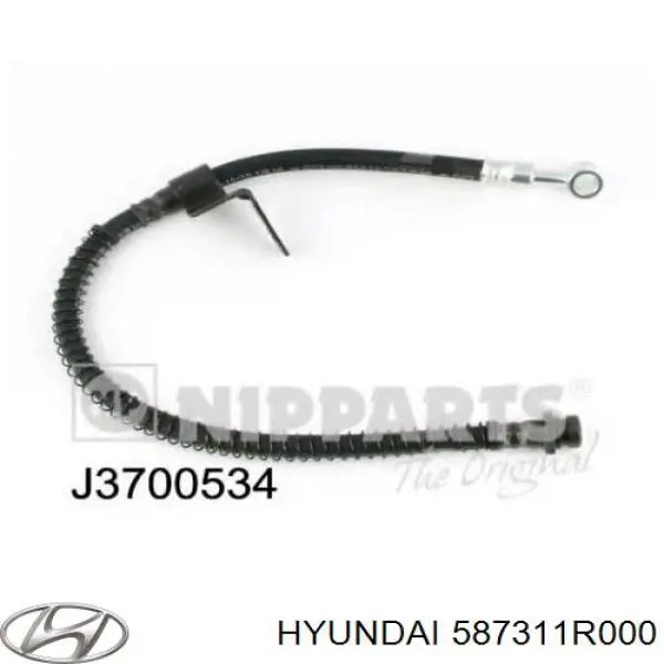 587311R000 Hyundai/Kia mangueira do freio dianteira esquerda