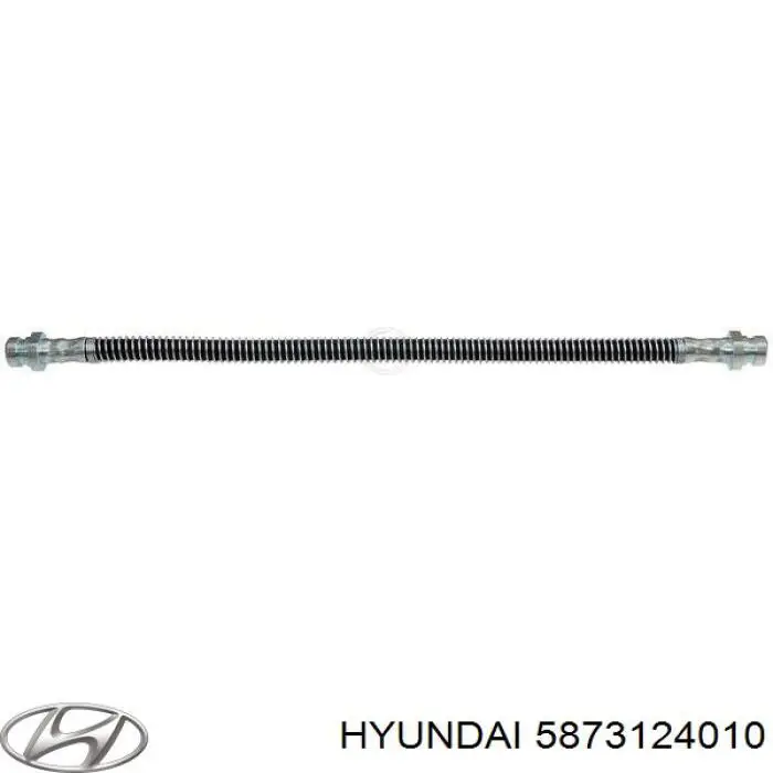 5873124010 Hyundai/Kia шланг тормозной передний