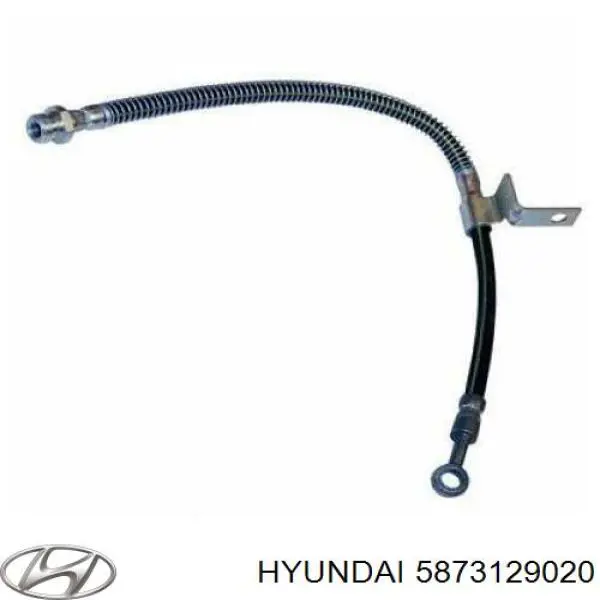 Шланг тормозной передний левый 5873129020 Hyundai/Kia