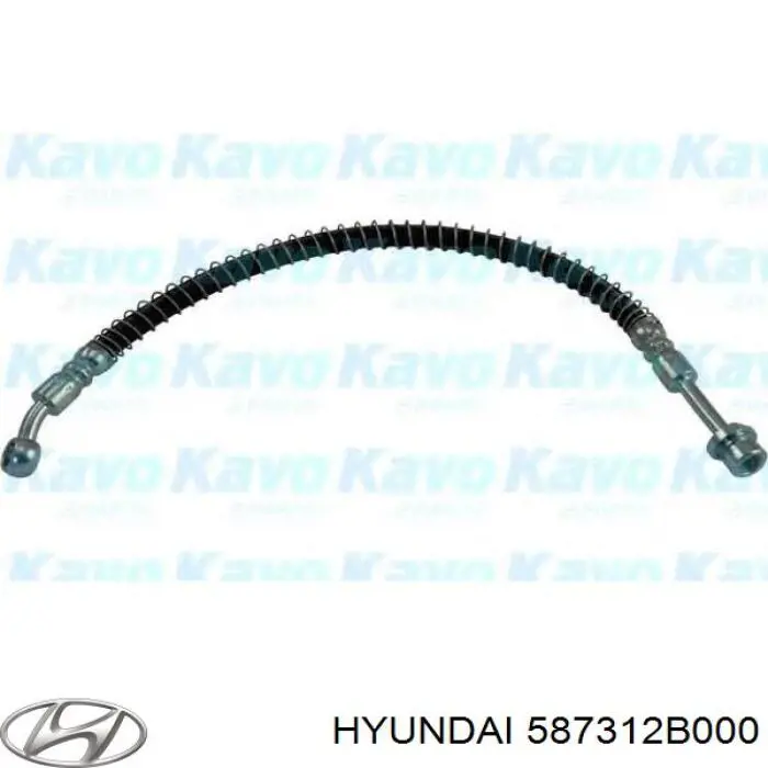 Шланг тормозной передний левый Hyundai/Kia 587312B000