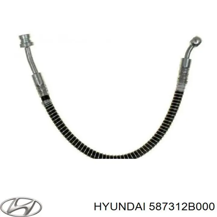 Шланг тормозной передний, левый Hyundai/Kia 587312B000 цена, от 12.70 USD