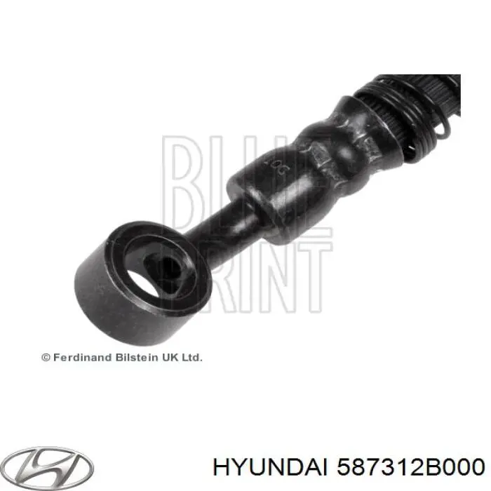 Шланг тормозной передний левый 587312B000 Hyundai/Kia