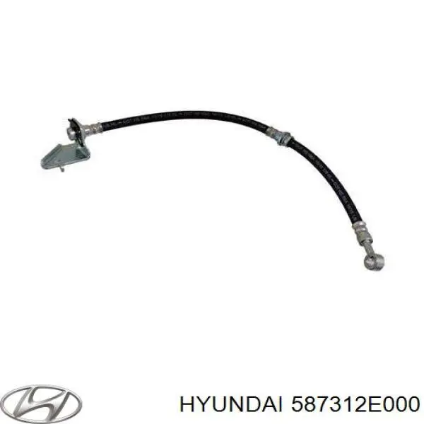 Шланг тормозной передний левый Hyundai/Kia 587312E000