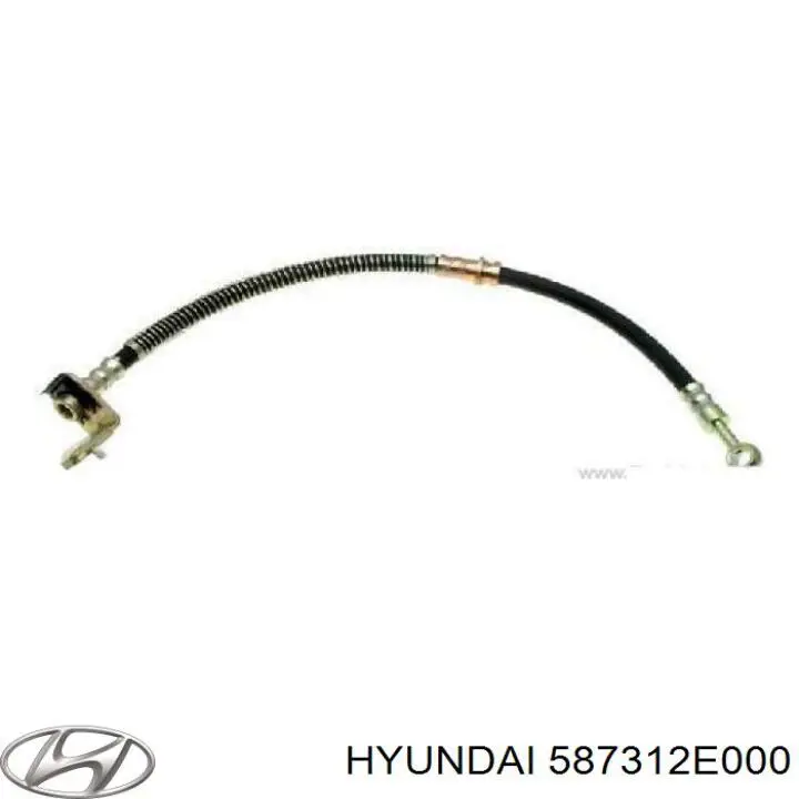 Шланг тормозной передний левый 587312E000 Hyundai/Kia