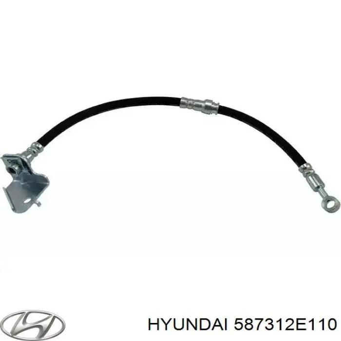 Купить 587312E110 Hyundai/Kia Шланг тормозной передний левый