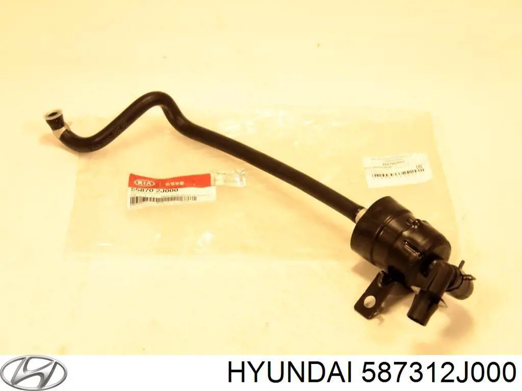 587312J000 Hyundai/Kia Шланг тормозной левый передний