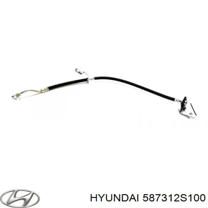 Шланг тормозной передний левый Hyundai/Kia 587312S100