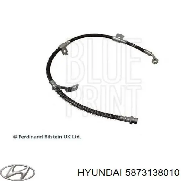 5873138010 Hyundai/Kia шланг тормозной передний левый