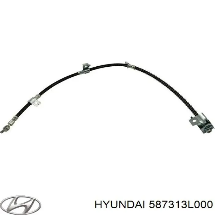 Купить 587313L000 Hyundai/Kia Шланг тормозной передний левый