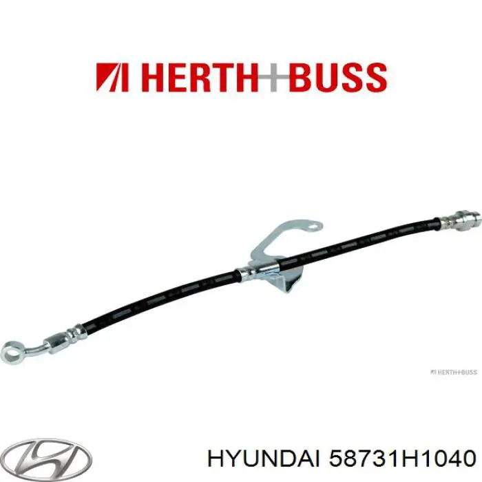 Шланг тормозной передний левый SL6145 ABS