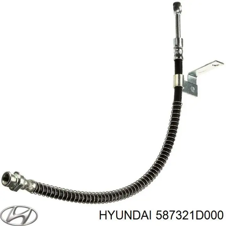 Шланг тормозной передний правый 587321D000 Hyundai/Kia