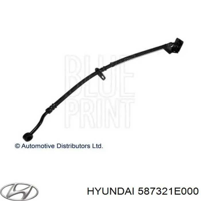 Шланг тормозной передний правый Hyundai/Kia 587321E000