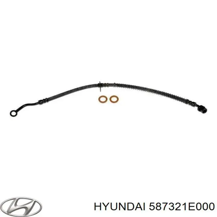 Тормозной шланг Hyundai/Kia 587321E000 цена, от 32.88 USD