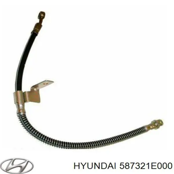 Купить 587321E000 Hyundai/Kia Шланг тормозной передний, правый