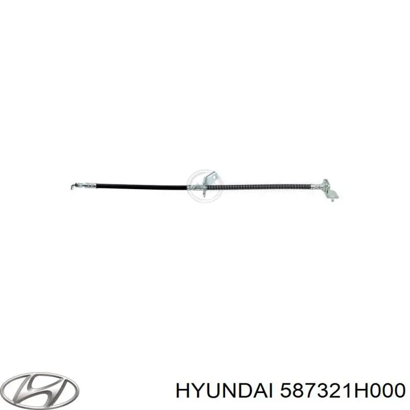 Купить 587321H000 Hyundai/Kia Шланг тормозной передний, правый