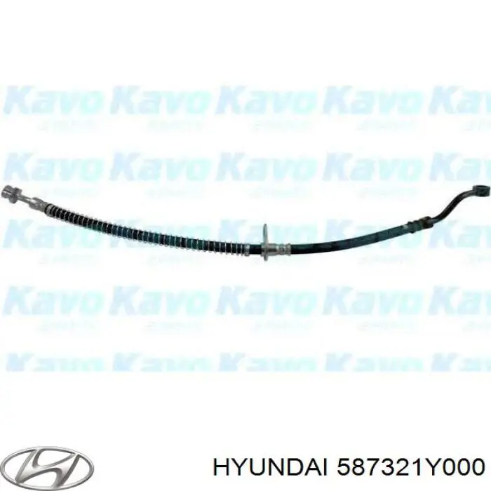 587321Y000 Hyundai/Kia mangueira do freio dianteira direita