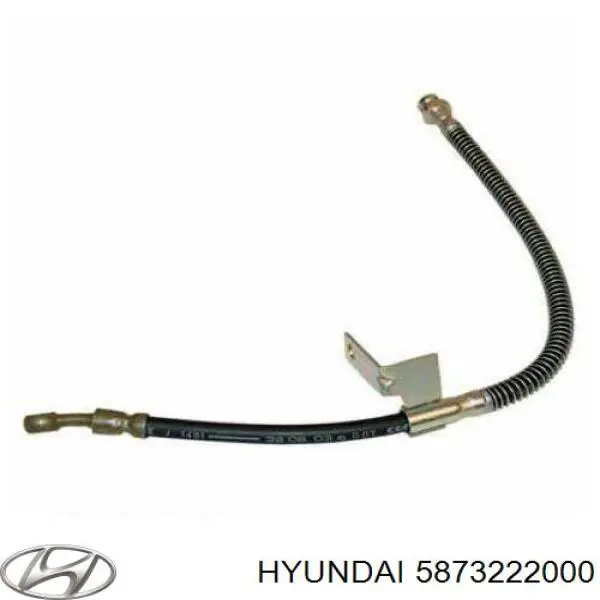 Шланг тормозной передний правый 5873222000 Hyundai/Kia