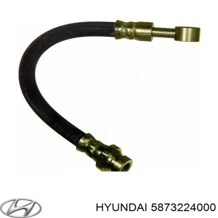 Шланг тормозной передний на Hyundai Lantra I 