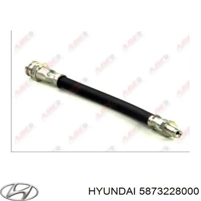 Шланг тормозной передний Hyundai/Kia 5873228000