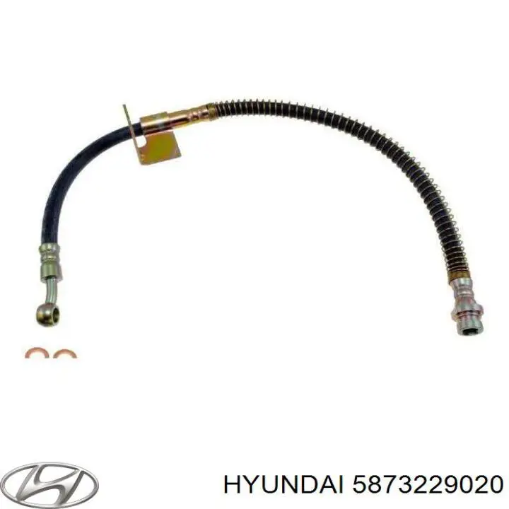 Шланг тормозной передний правый 5873229020 Hyundai/Kia