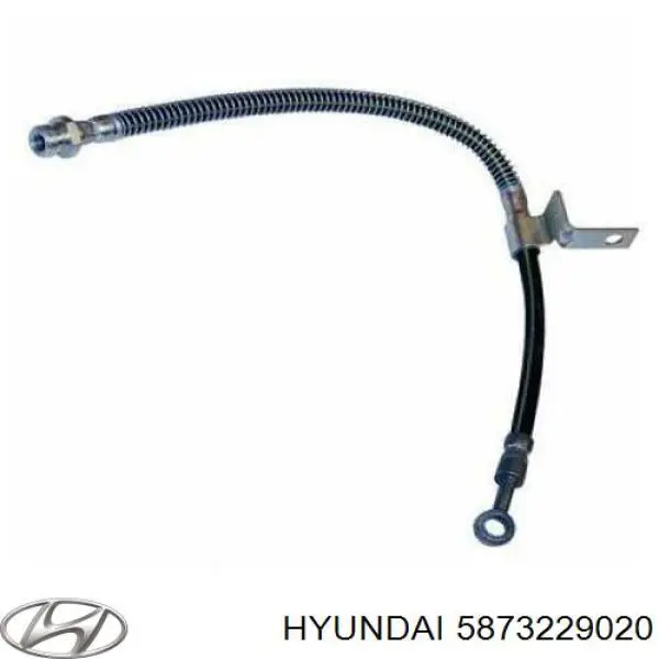 Купить 5873229020 Hyundai/Kia Шланг тормозной передний, правый