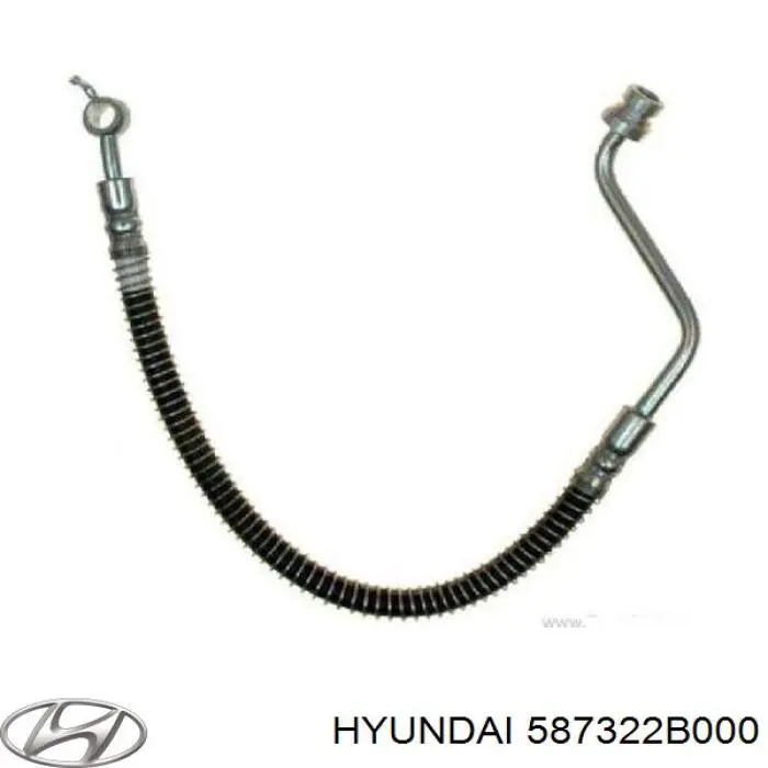 Шланг тормозной передний правый 587322B000DS Hyundai/Kia