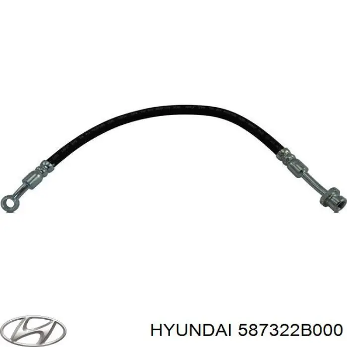 Шланг тормозной передний правый 587322B000DS Hyundai/Kia