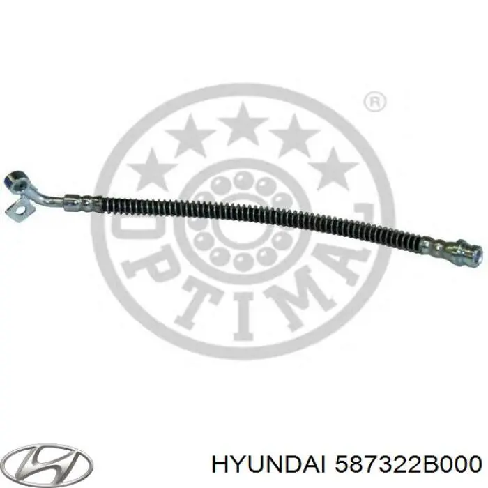 587322B000DS Hyundai/Kia Шланг тормозной передний правый