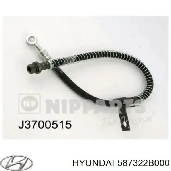 Тормозной шланг Hyundai/Kia 587322B000DS цена, от 15.39 USD