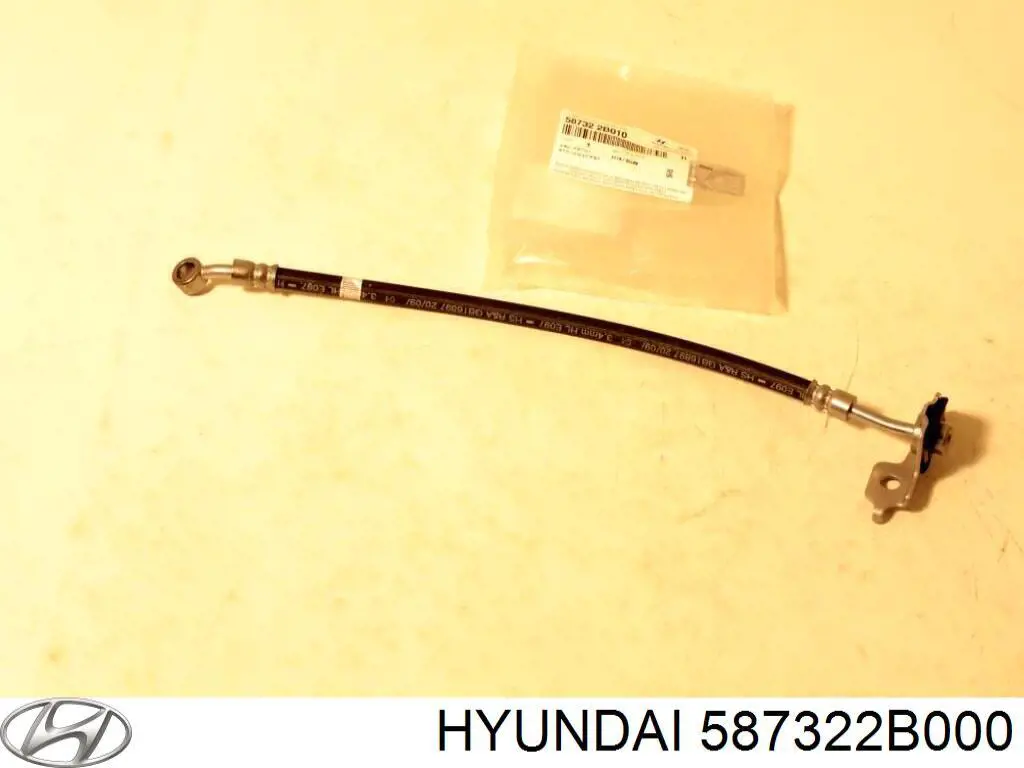 Купить 587322B000DS Hyundai/Kia Шланг тормозной передний, правый