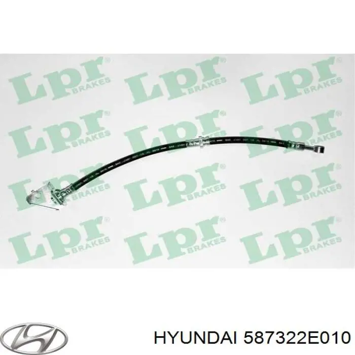 Купить 587322E010 Hyundai/Kia Шланг тормозной передний, правый