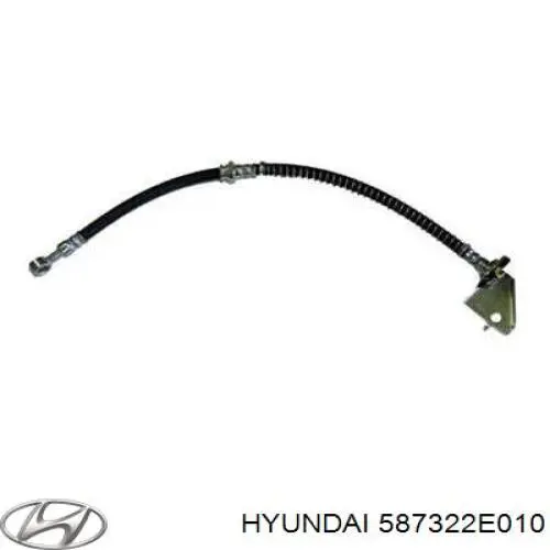 Шланг тормозной передний правый 587322E010 Hyundai/Kia