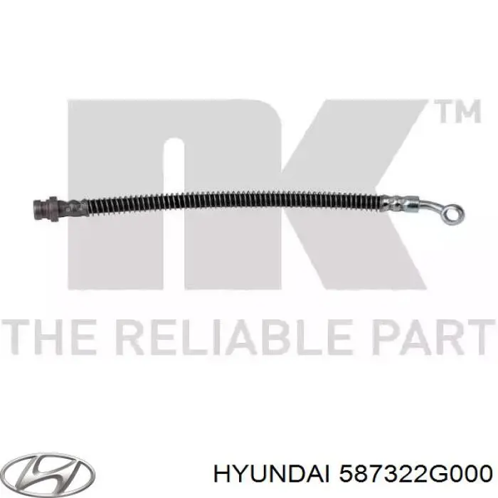 Шланг тормозной передний правый 50897 Quick Brake
