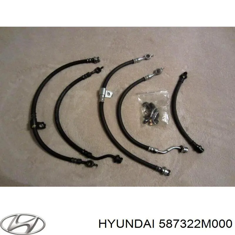 587322M000 Hyundai/Kia Шланг тормозной передний правый