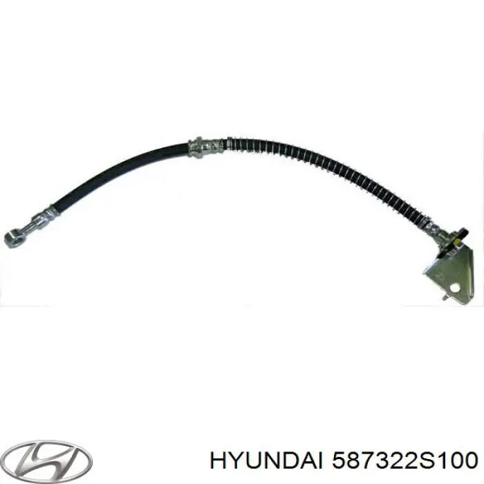 Шланг тормозной передний правый Hyundai/Kia 587322S100