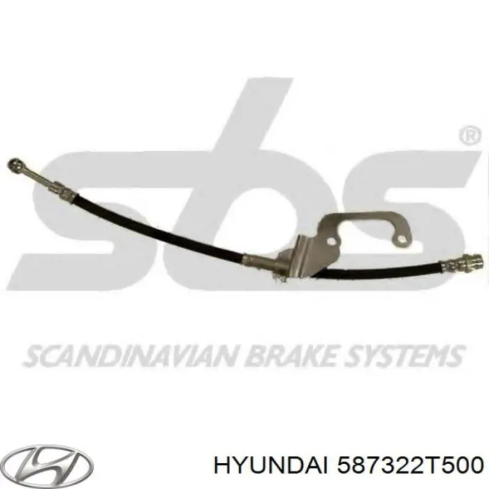 Тормозной шланг Hyundai/Kia 587322T500 цена, от 21.12 USD