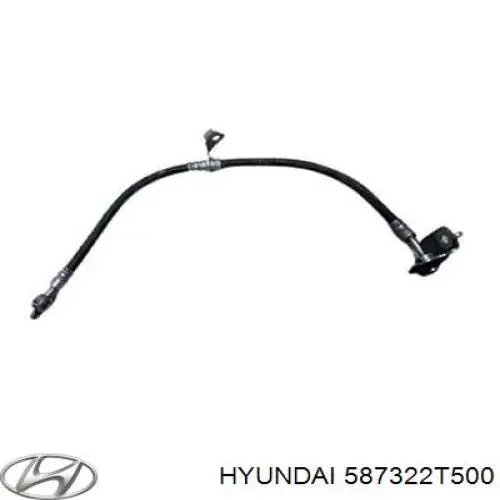 Шланг тормозной передний правый 587322T500 Hyundai/Kia