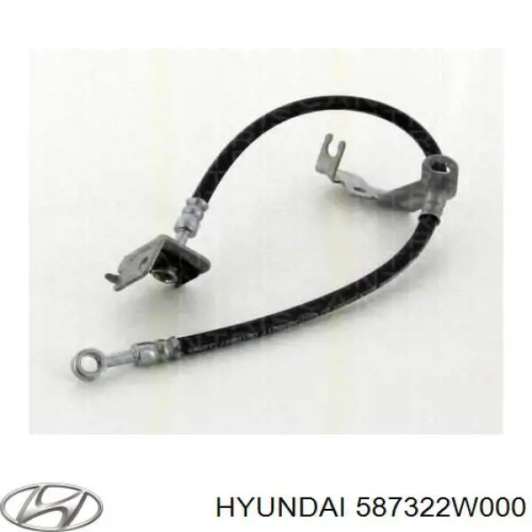 Шланг тормозной передний правый Hyundai/Kia 587322W000