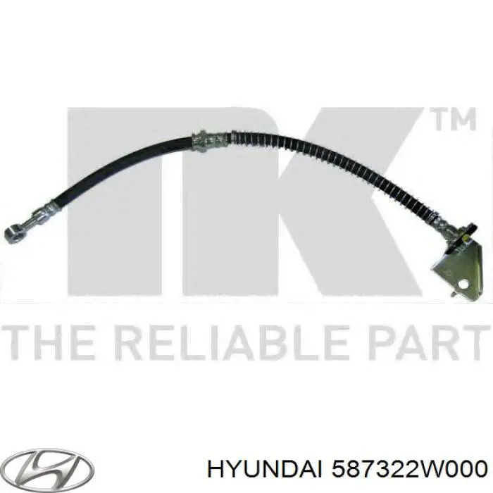Шланг тормозной передний правый 587322W000 Hyundai/Kia