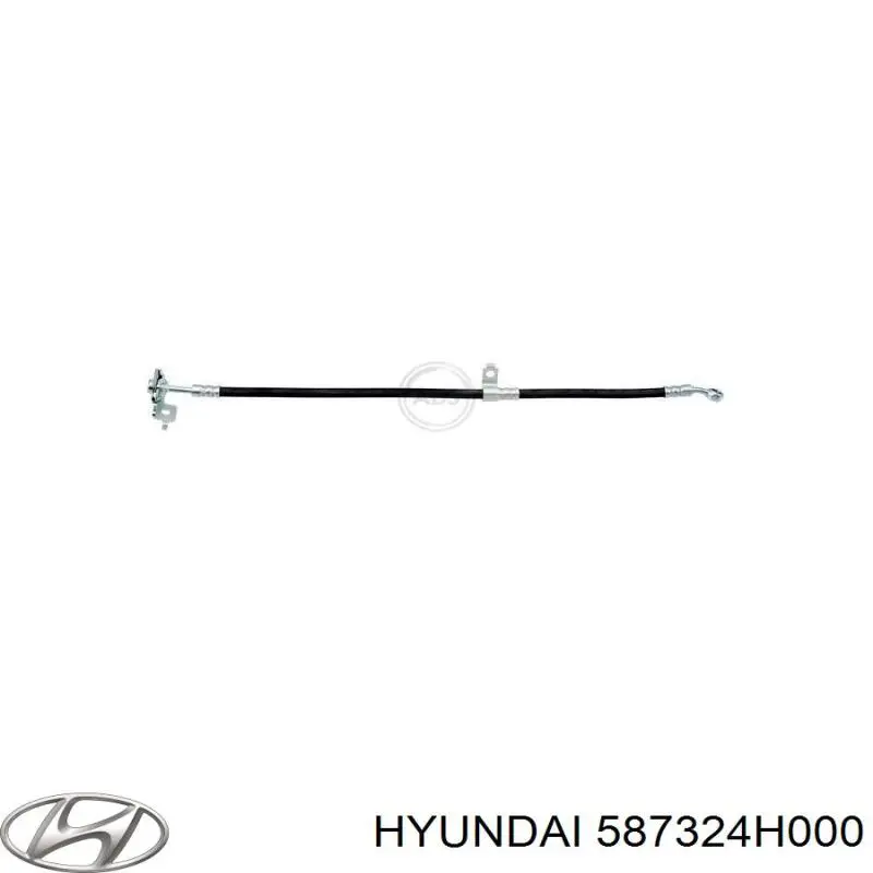 Купить 587324H000 Hyundai/Kia Шланг тормозной передний, правый