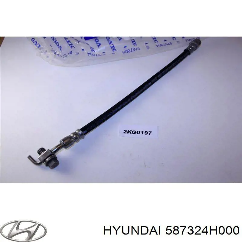 587324H000 Hyundai/Kia Шланг тормозной передний правый